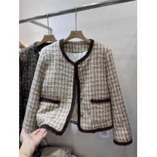 批发法式高端短款小香风羽绒服女<b class='q'>秋</b>冬季内里加轻薄白鸭绒温柔格子外套