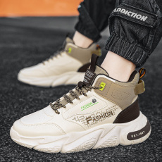 批发2023冬季新款高帮鞋老爹鞋休闲<b class='q'>运动</b>男鞋货号