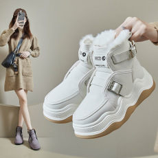 批发2023冬季新款<b class='q'>韩版</b>加绒高帮雪地靴货号