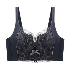 批发<b class='q'>文胸</b>能量石内衣女无痕小胸聚拢<b class='q'>加厚</b>上托测收副乳大码套装