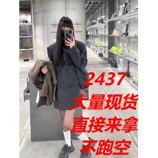 批发灰色短款西装呢子大衣女2025<b class='q'>秋</b>冬季新款毛呢外套高级感小个子韩系