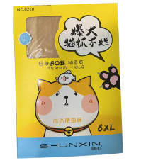 批发1包6双 正品猫抓袜加大款夏季超薄任意剪女丝菠萝袜光腿神器