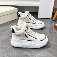 批发时尚<b class='q'>韩版</b>高帮羊羔绒棉鞋女鞋货号