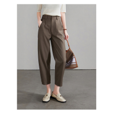 批发专柜品质香蕉裤女2026秋装新款宽松高级感九分镰刀裤女休闲裤子