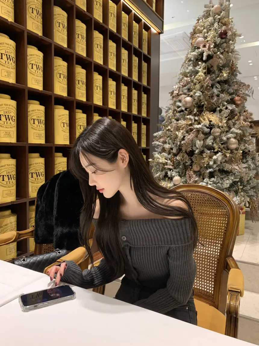 한국 스타일 루즈핏 단추 니트 셔츠 상세 이미지 22