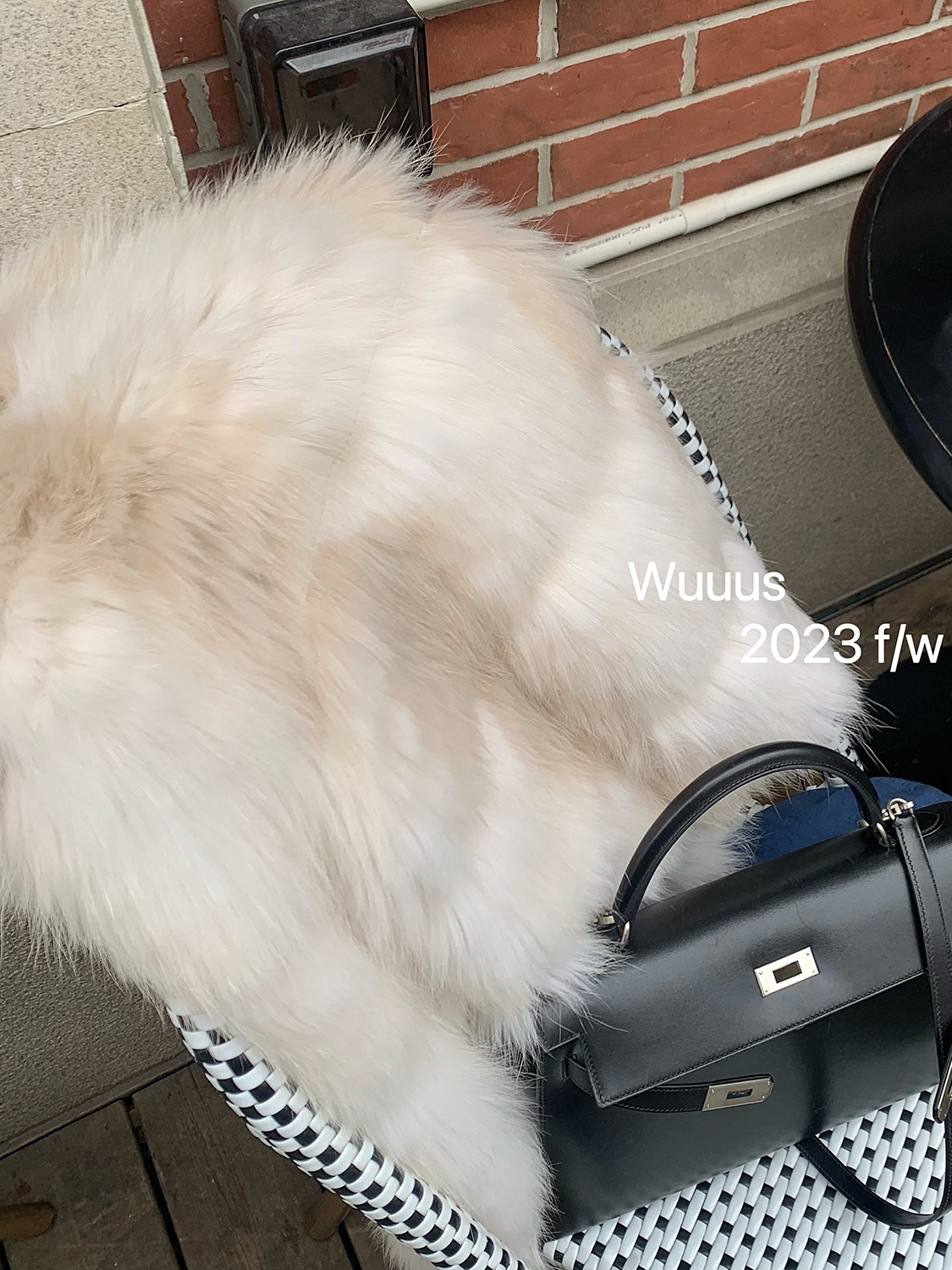 Wuuus Sunset Sweet Wine Full Real Fox Fur Women's 2023 Winter New Thickened Jacket Short Style