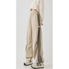 批发（华棉复合）美式阔腿工装裤男女2023秋冬直筒宽松休闲束脚运动裤