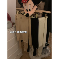 批发实拍不减恒温超薄美肤肌底保暖打底衣隐形内搭弹力大无痕秋裤套装
