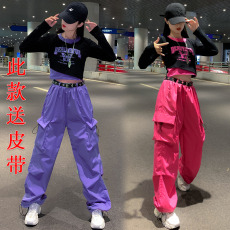 批发实拍 2025新款爵士舞露脐演出服<b class='q'>街舞</b>炸街超酷套装