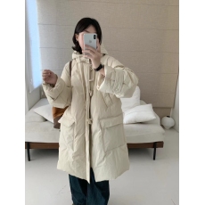 批发羽绒服女中长款2025<b class='q'>冬</b>季小个子宽松白鸭绒保暖加厚外套