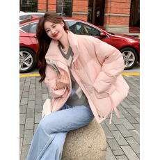 批发学院风棉衣女冬季2025年新款<b class='q'>甜美</b>韩系穿搭温柔风加厚棉服面包服