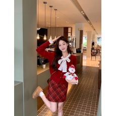 批发法式甜美蕾丝系带长袖针织衫女TOP<b class='q'>秋</b>冬新款气质减龄显瘦上衣