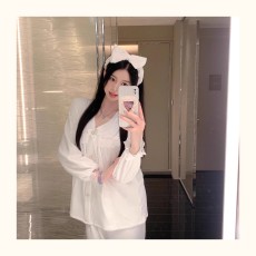 批发奶油泡芙」宫廷甜美纯欲海岛绒家居服睡衣甜美公主加厚保暖套装冬