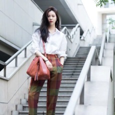 批发cc宋妍霏同款白色男友风长袖衬衫女春季韩版宽松bf百搭港味衬衣潮