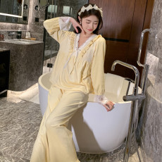 批发睡衣女春秋季冬天2023新款海岛绒保暖套装公主风唯美高级感家居服