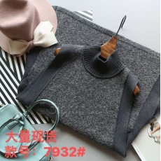 批发一线大品牌高端剪标女装外贸尾货出口<b class='q'>原</b><b class='q'>单</b>羊毛花纱针织背心连衣裙