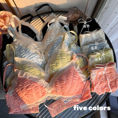 批发实拍实价<b class='q'>日系</b>性感花边蕾丝聚拢无钢圈<b class='q'>文胸</b><b class='q'>套装</b>少女胸罩收副乳内衣