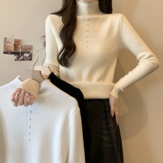 批发实拍实价~胖MM大码秋冬加绒加厚一体绒毛衣女显瘦针织衫保暖上衣