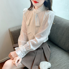 有货2026年春款实拍◆◆◆◆新款喇叭袖单排扣简约小清新甜美春秋