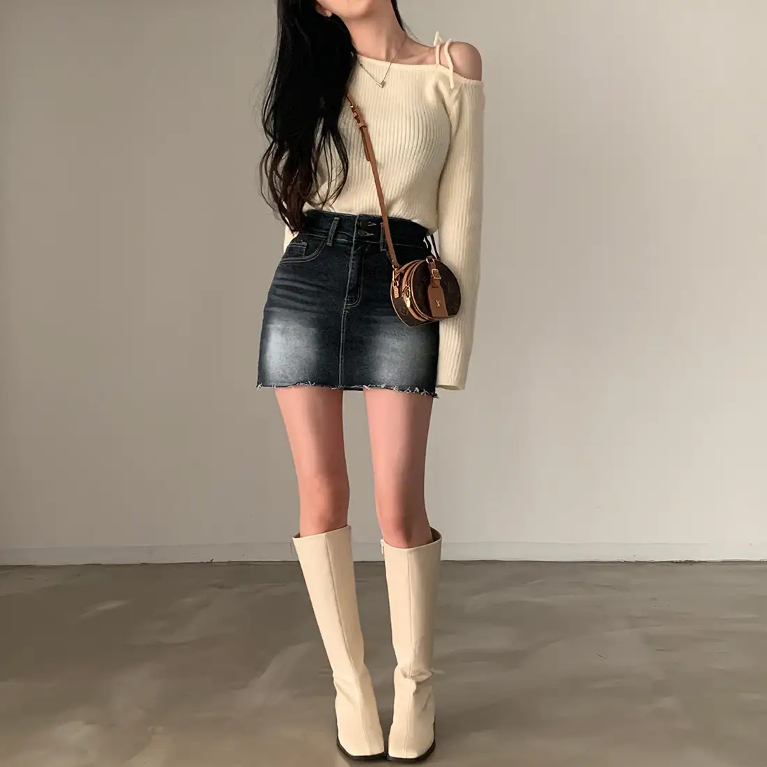 프리사이즈 루즈핏 니트 셔츠 상세 이미지 69