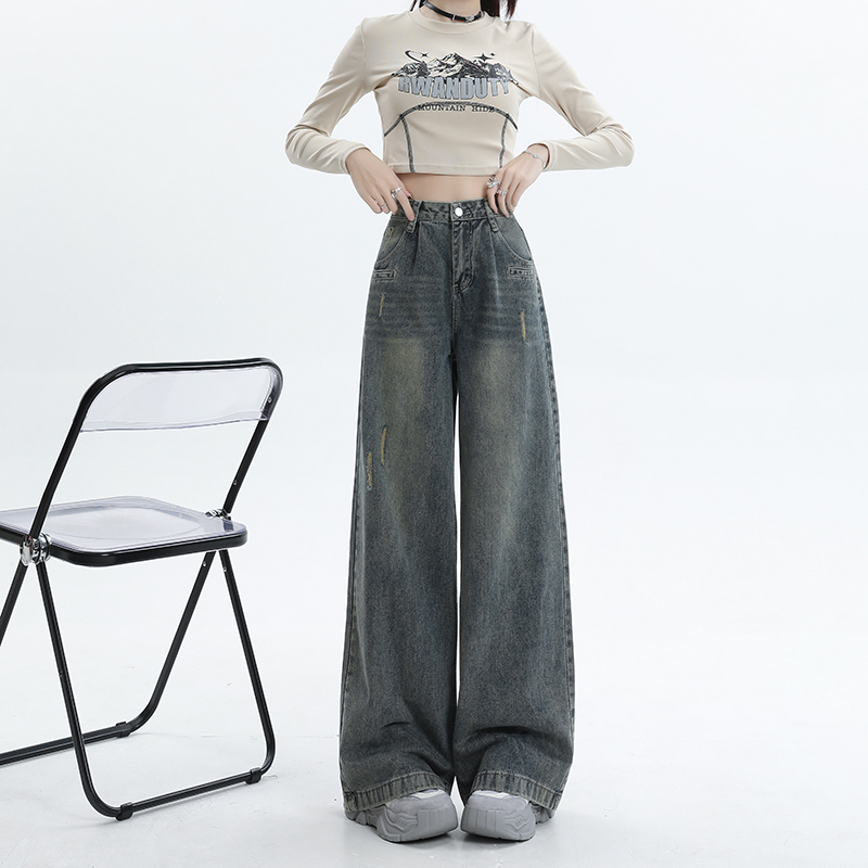 Actual shot of 2024 early spring new style pants, loose trousers and casual pants