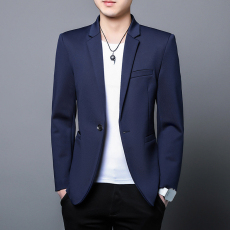 批发实拍<b class='q'>秋</b>季百搭休闲小西装男士西服韩版修身潮流男装高级感上衣外套