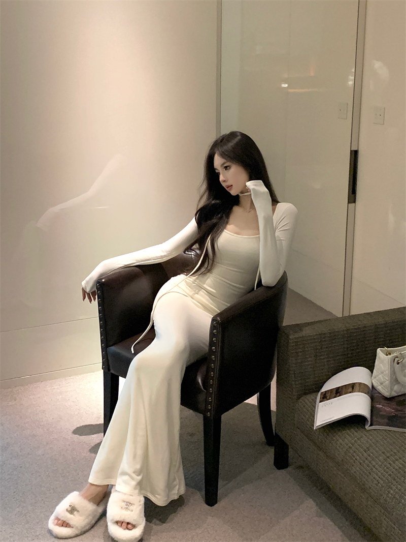 실사 정가 2026 여름 새로운 스트랩 인어 꼬리 롱 스커트 몸매 가꾸기 부드러운 품격 여성 드레스