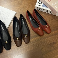 批发法式气质小方头玛丽珍平底舒适新款拼接小单鞋