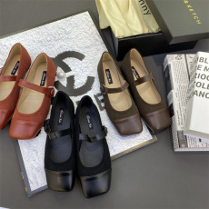 批发晚晚风温柔平底小香风女2024新款<b class='q'>春</b>法式玛丽珍豆豆单鞋瓢鞋配裙子