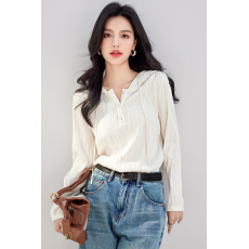 批发实拍◆有◆2026春款长袖新款时尚设计感气质舒适轻薄T恤女