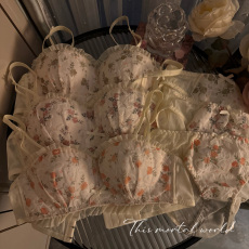 批发实拍实价<b class='q'>日系</b>性感花边蕾丝聚拢无钢圈<b class='q'>文胸</b><b class='q'>套装</b>少女胸罩收副乳内衣