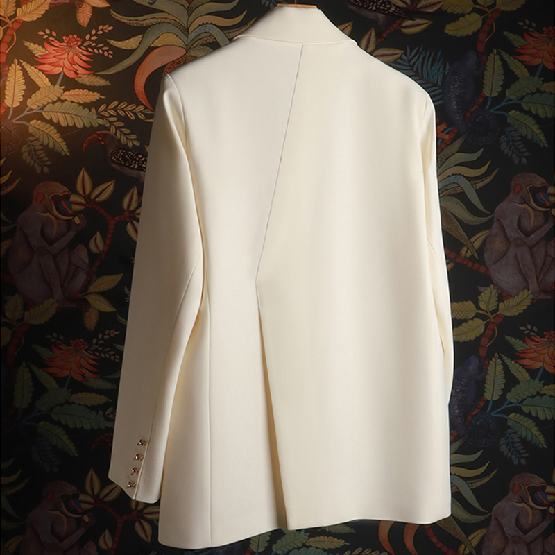 정장 여성 코트 2026 새로운 고급 센스 봄 가을 캐주얼 디자인 센스 작은 대중 정장 맨위 트임