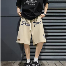 批发短裤男夏季透气五分裤子青春时尚潮牌微弹宽松男生运动休闲裤