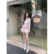 批发蕾丝花边白色<b class='q'>碎花</b>针织打底衫方领修身长袖小衫半身裙裤