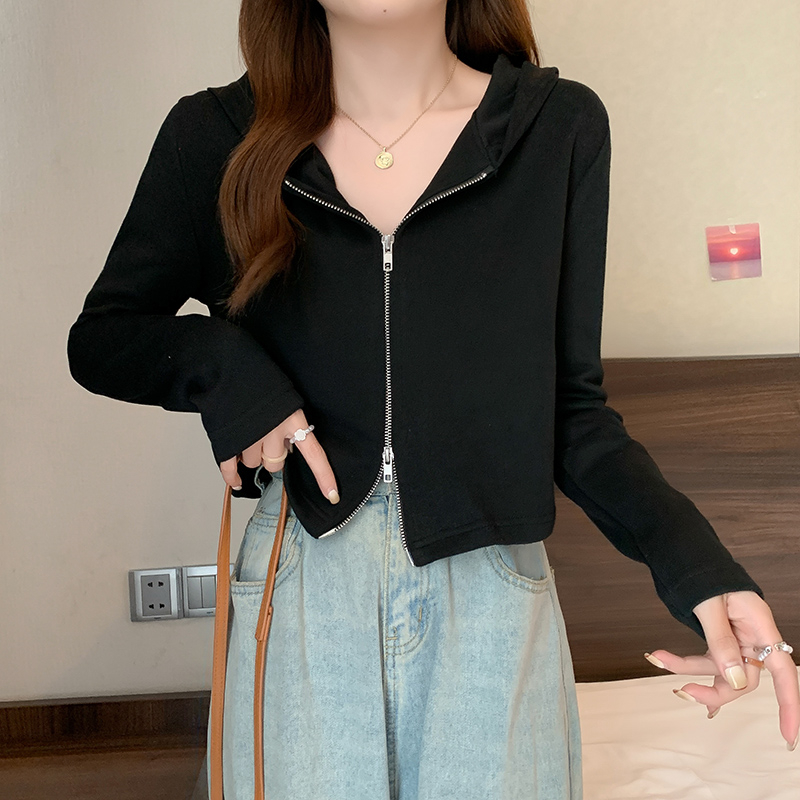 Real shot 260g original quality long-sleeved t-shirt for women spring and autumn thin section 2024 new bottoming shirt tops large size women's clothing