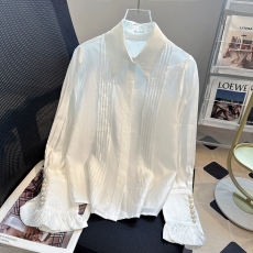 批发春装2026新款宫廷风白衬衫女设计感法式别致上衣春秋装衬衣