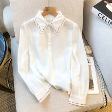 批发实拍 大货 2026春装新款韩版Chic设计感小众衬衣洋气百搭<b class='q'>衬衫女</b>