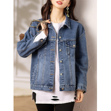 批发限价+12+小视频  2026春季韩版新款<b class='q'>牛仔</b>外套时尚百搭上衣女