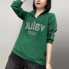 批发官图 卫衣女2026春季新款女士压钻T恤<b class='q'>妈妈装</b>大码宽松显瘦长袖<b class='q'>上衣</b>