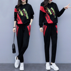 批发官图 运动套装女2026春季新款韩版<b class='q'>宽松</b>时尚连帽<b class='q'>卫衣</b>休闲两件套潮