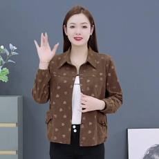 批发官图  2026年春秋季新款中老年<b class='q'>妈妈装</b>衬衫外套时尚百搭长袖<b class='q'>上衣</b>