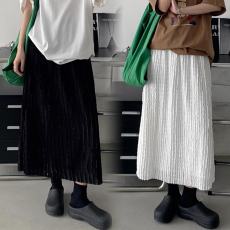 批发孕妇装<b class='q'>春</b>夏半身裙休闲显瘦牛百叶半身裙中长款A字裙