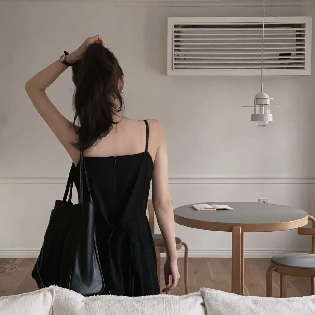 V라인 블라우스 원피스 여름 신상 상세 이미지 5