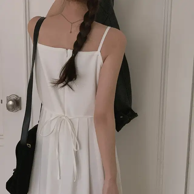 V라인 블라우스 원피스 여름 신상 상세 이미지 25