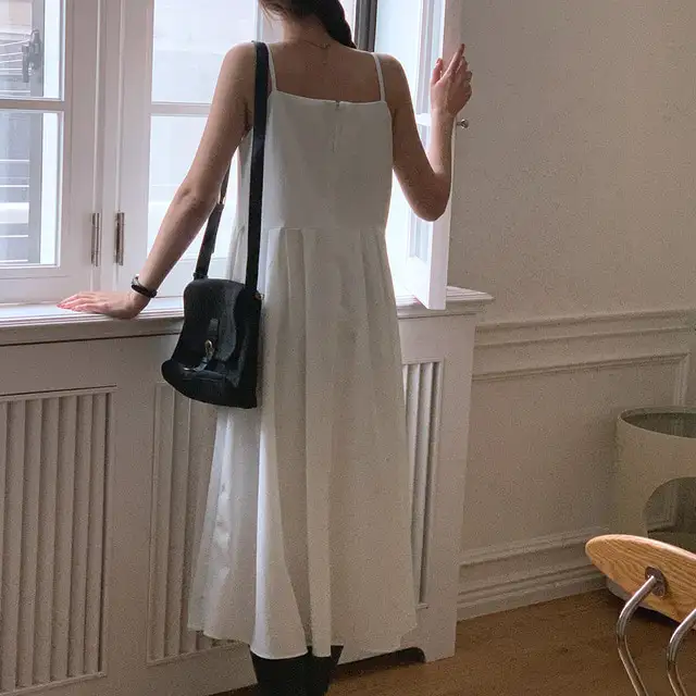 V라인 블라우스 원피스 여름 신상 상세 이미지 34