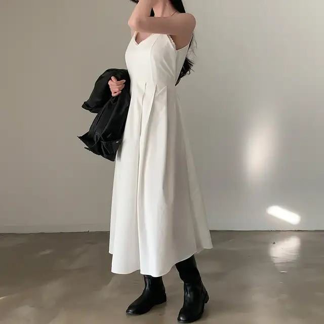 V라인 블라우스 원피스 여름 신상 상세 이미지 49