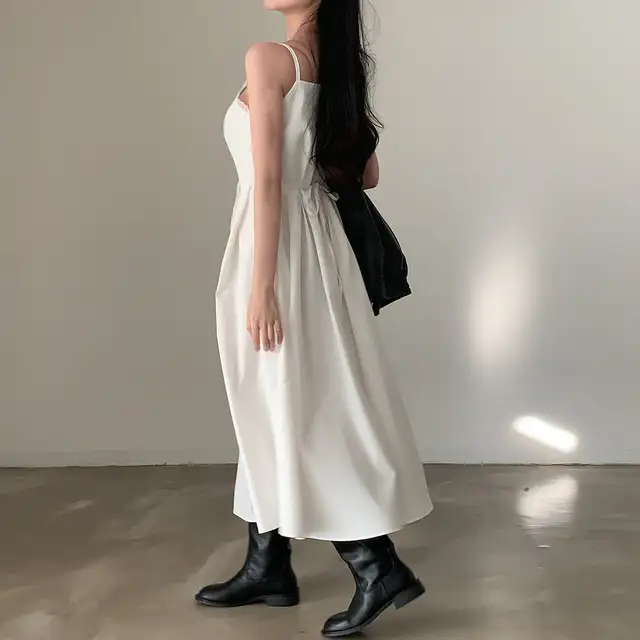 V라인 블라우스 원피스 여름 신상 상세 이미지 50