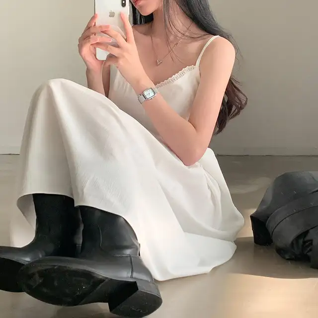 V라인 블라우스 원피스 여름 신상 상세 이미지 55
