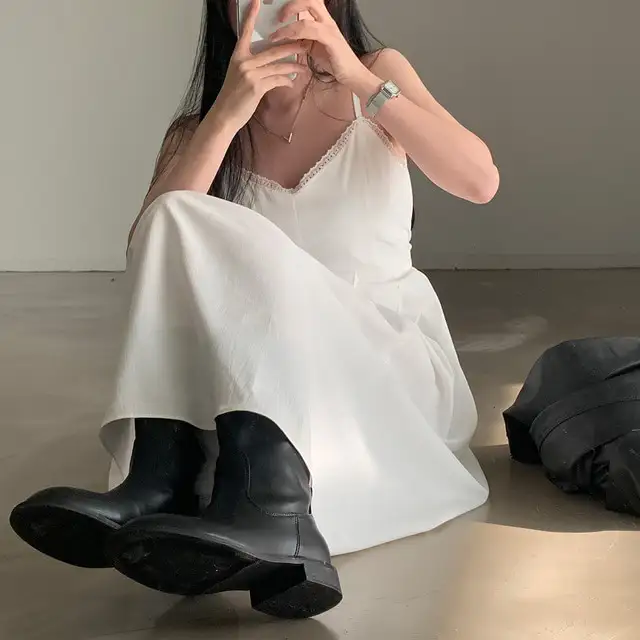 V라인 블라우스 원피스 여름 신상 상세 이미지 58