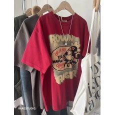 批发特价【丝棉双面绒】<b class='q'>米奇</b>卡通减龄休闲圆领百搭洋气宽松短袖<b class='q'>T</b><b class='q'>恤</b>女